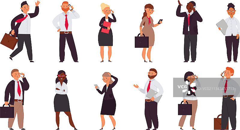 办公室职员团队男士通话图片素材