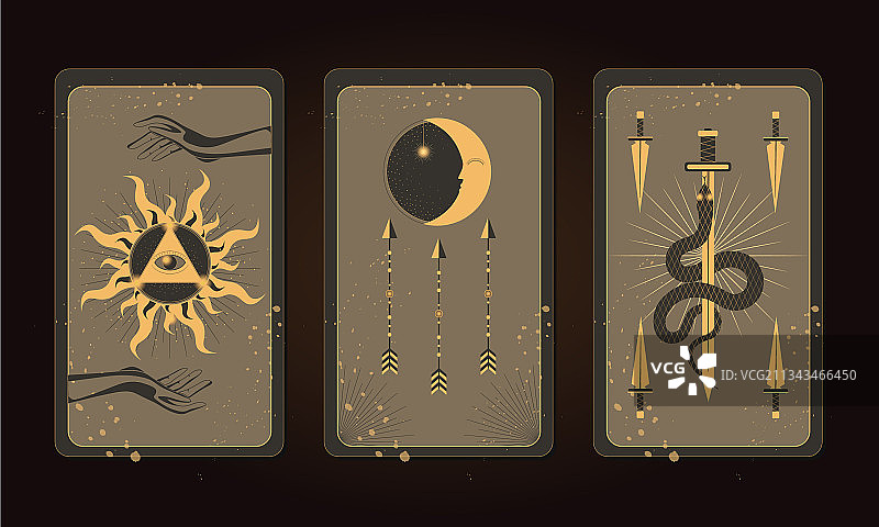神秘塔罗牌图片素材