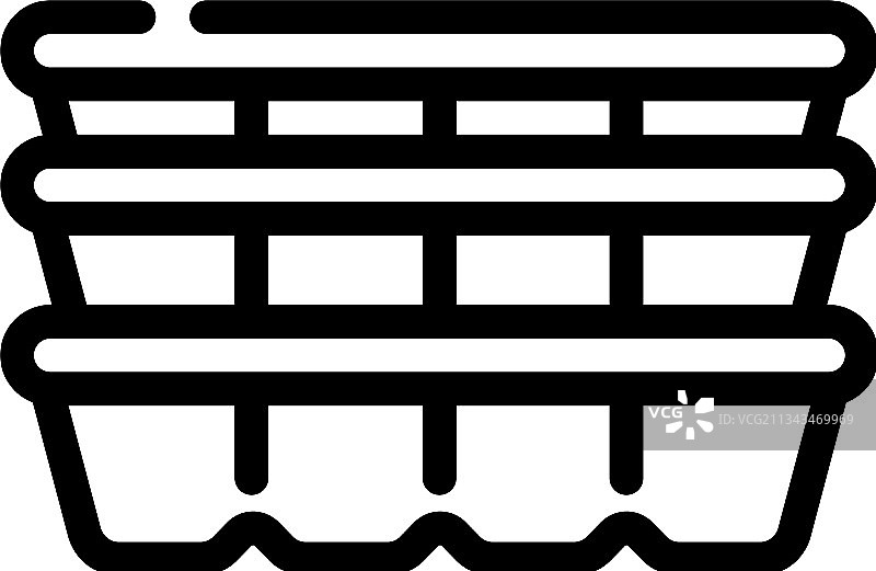 泥炭卡式磁带线性图标图片素材