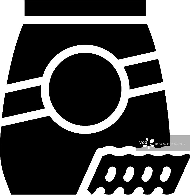 意大利螺旋面 Glyph 图标图片素材