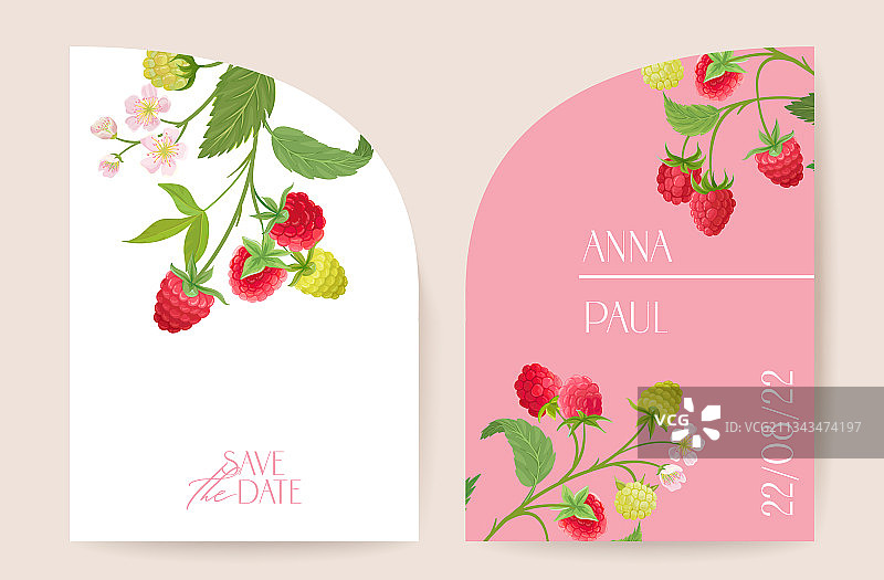 现代简约装饰艺术婚礼邀请函图片素材