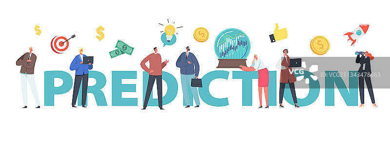 商业预测市场趋势图片素材