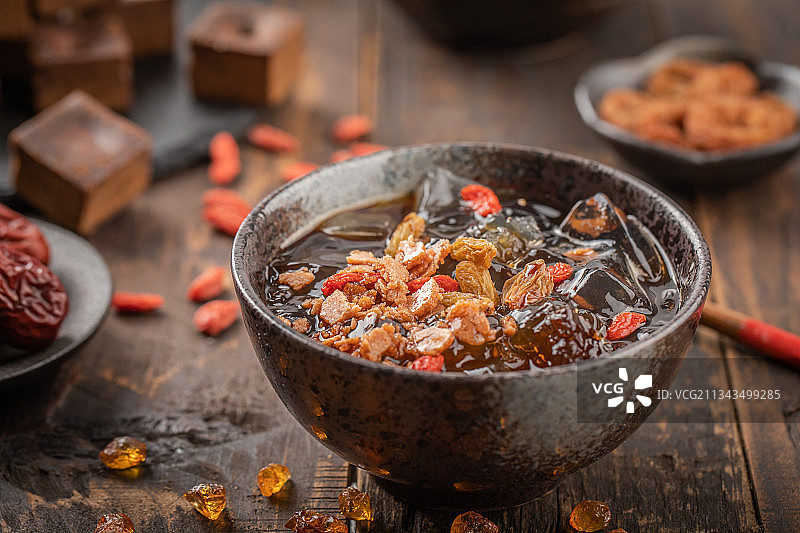 四川特色小吃冰粉图片素材