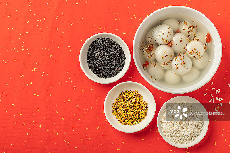 中国传统美食汤圆图片素材