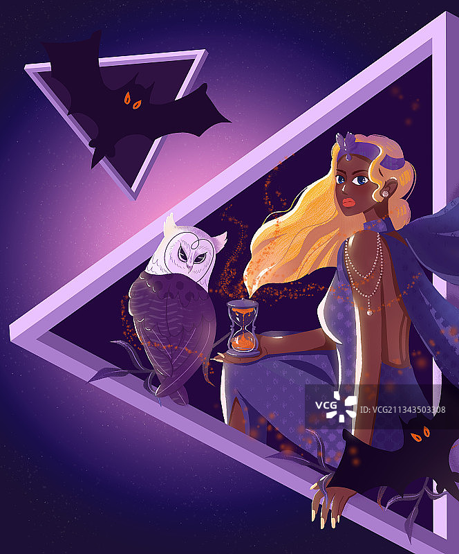 时光魔法师图片素材