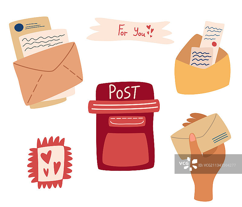 邮件物品邮政服务信箱图片素材