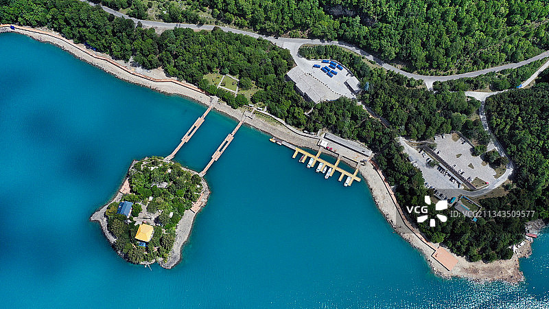 巴松措图片素材