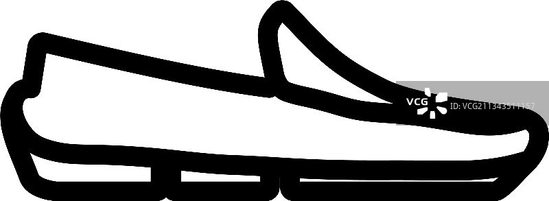 莫卡辛鞋图标图片素材