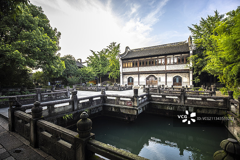 乌镇古建筑园林风光图片素材