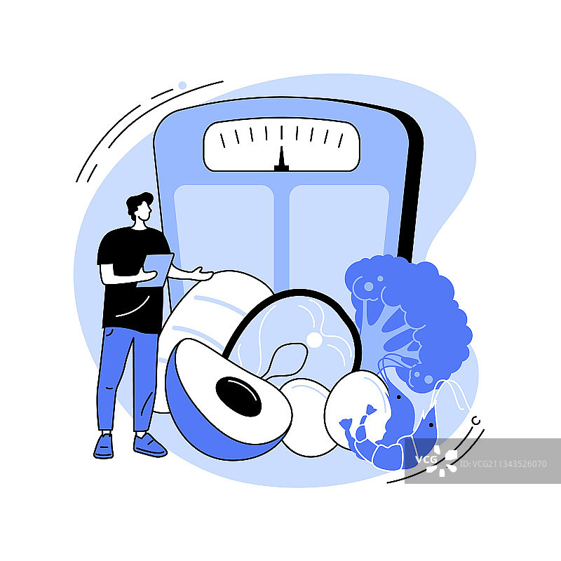 杜坎饮食法抽象概念图片素材