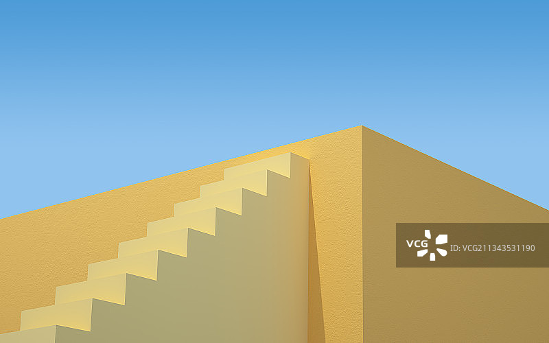 简单建筑阶梯墙壁背景图片素材