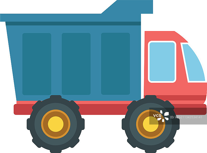 玩具自卸卡车图片素材