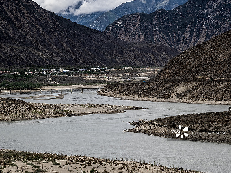 朗县雅鲁藏布江图片素材