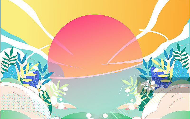 人物拿着喇叭大声喊叫海报促销营销活动插画图片素材