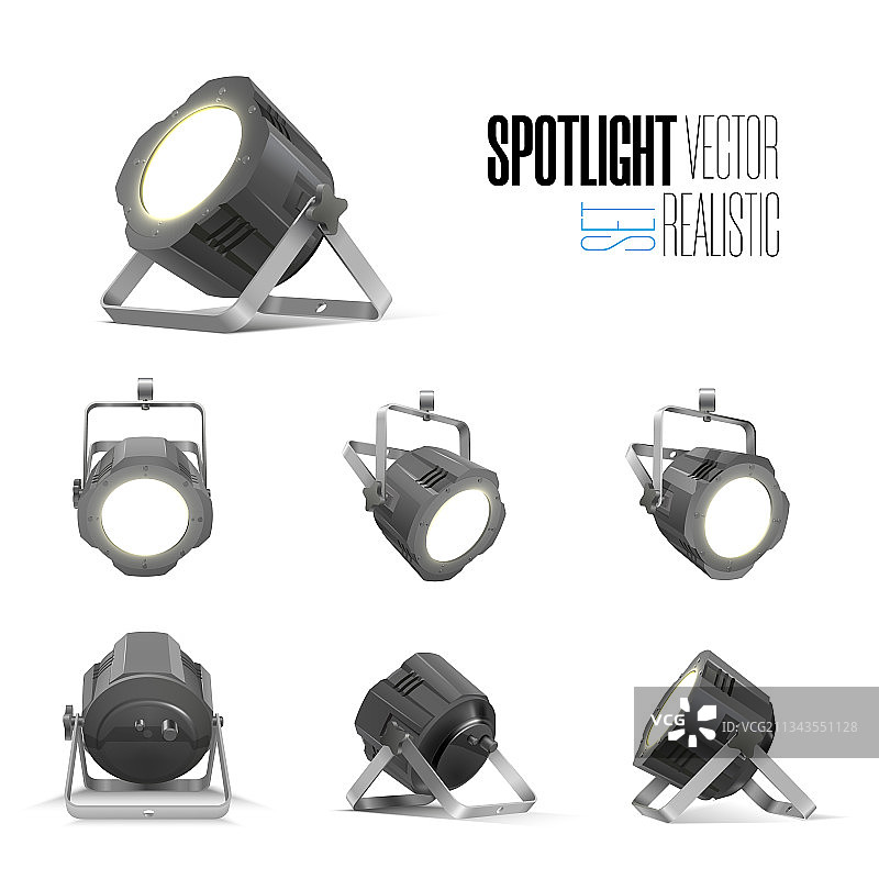 访谈节目照明设备图片素材