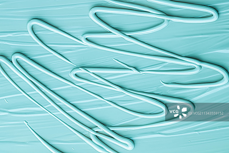 薄荷色化妆品纹理背景，彩妆和护肤化妆品霜图片素材