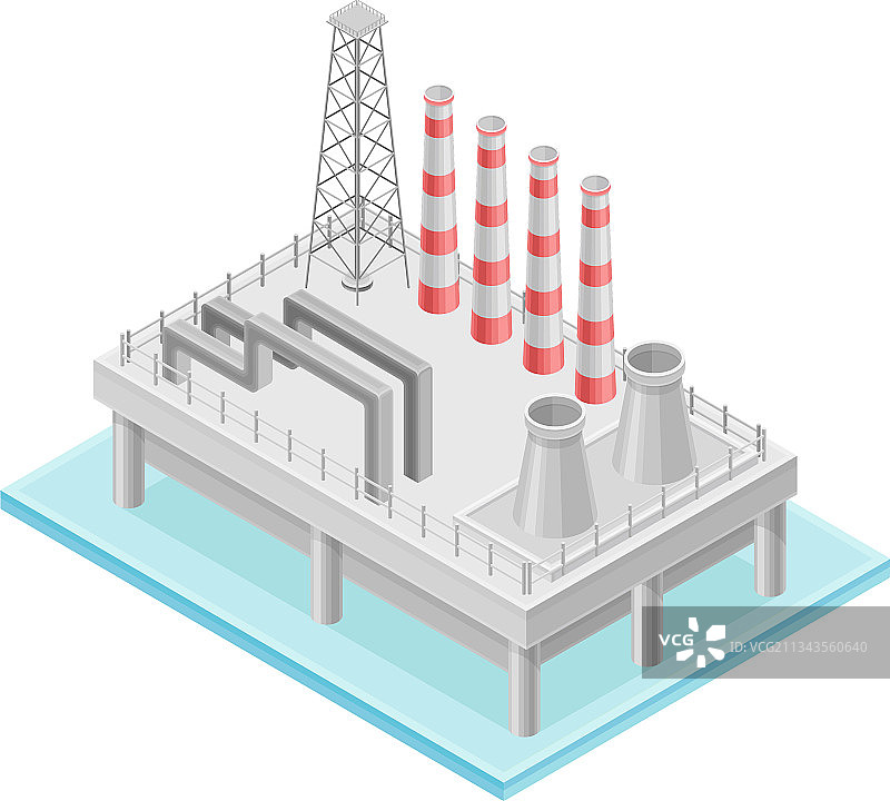 石油炼油厂工业流程图片素材