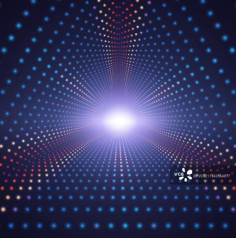 光点放射图片素材