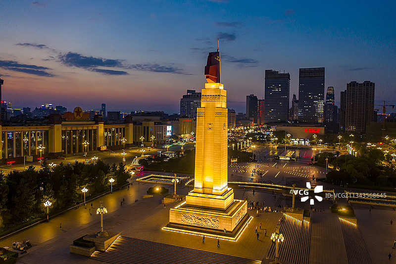 南昌市八一广场八一南昌起义纪念塔图片素材