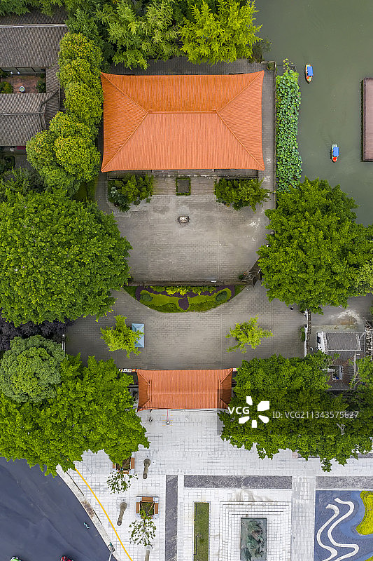 蜀都故地成都郫都区望丛祠图片素材