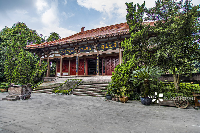 蜀都故地成都郫都区望丛祠图片素材