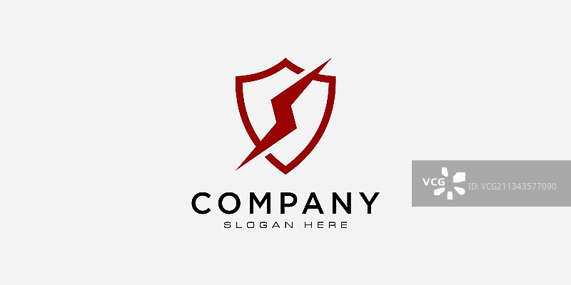 盾牌能量电力标志图片素材