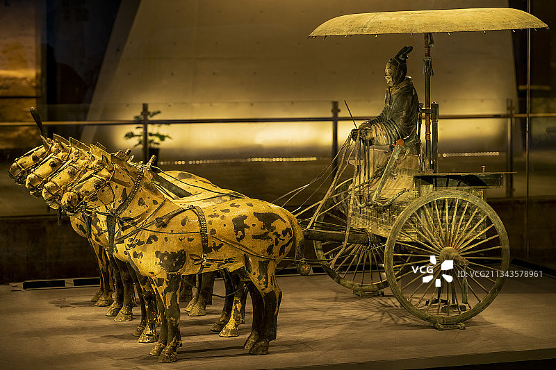 兵马俑铜车马图片素材