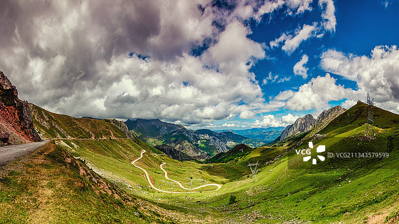 全景景观的天空图片素材