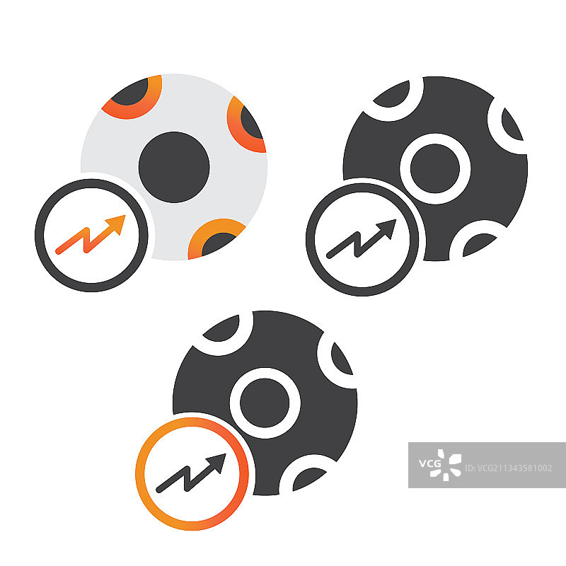 足球进度图示设计图片素材