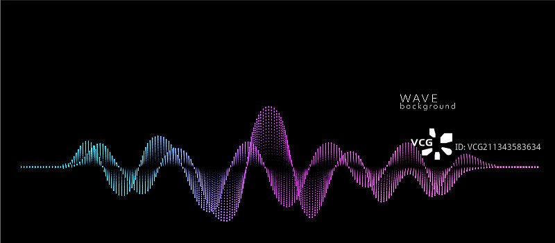 彩色抽象波点背景图片素材
