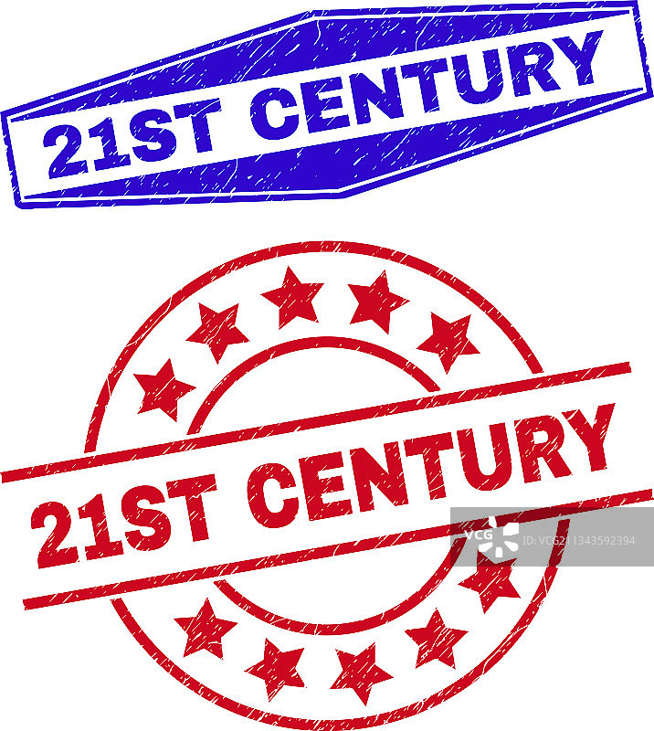 21世纪圆形橡皮图章印章图片素材