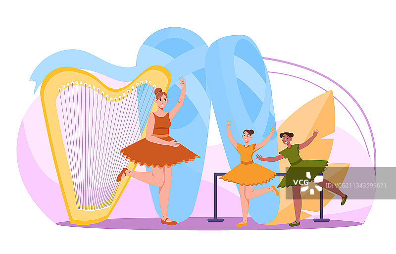 经典舞蹈或舞蹈学校宣传图片素材