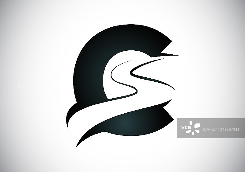 字母C带退格键S或路径Logo图片素材