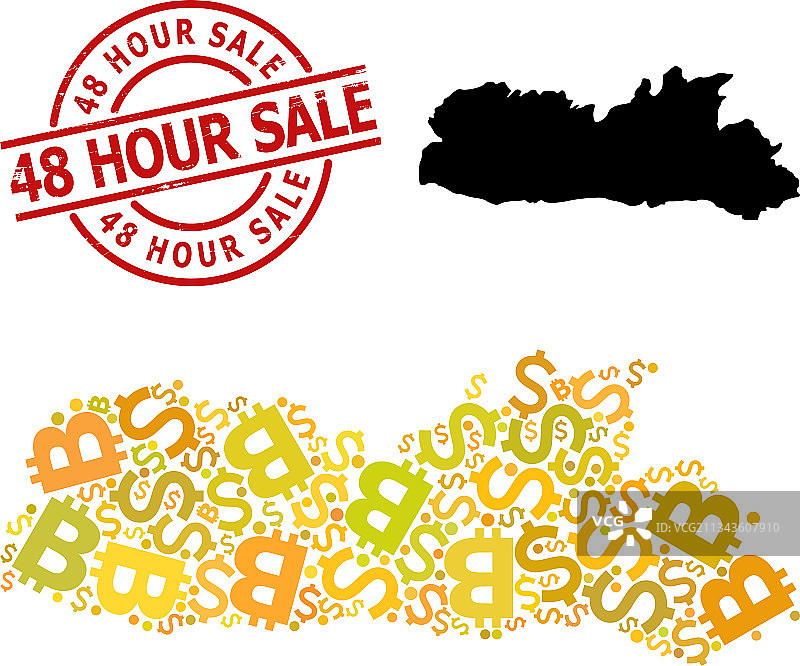 48小时促销印章图片素材