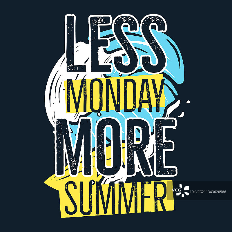 夏季语录T恤设计图片素材