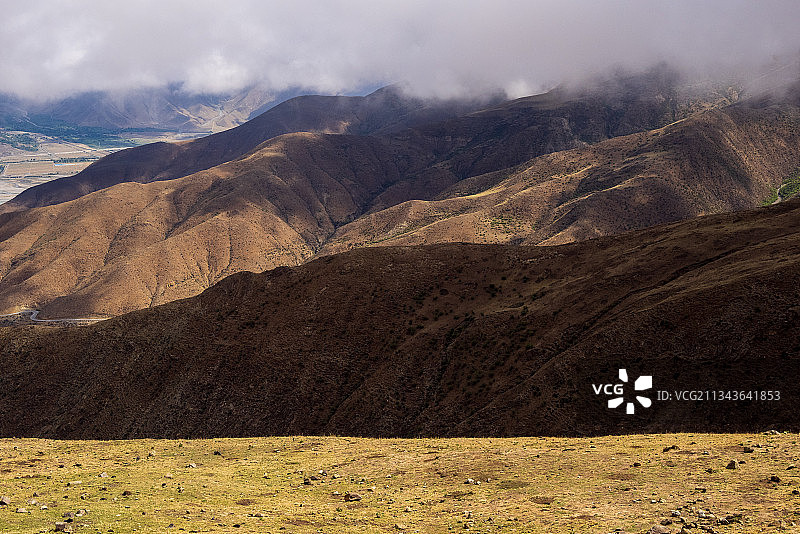 西藏圣湖羊卓雍错图片素材