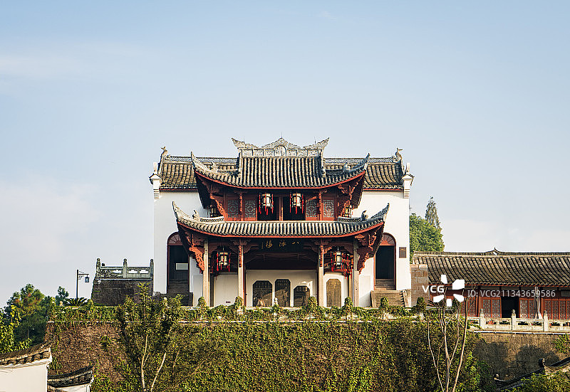 中国浙江省金华市八咏楼景区图片素材