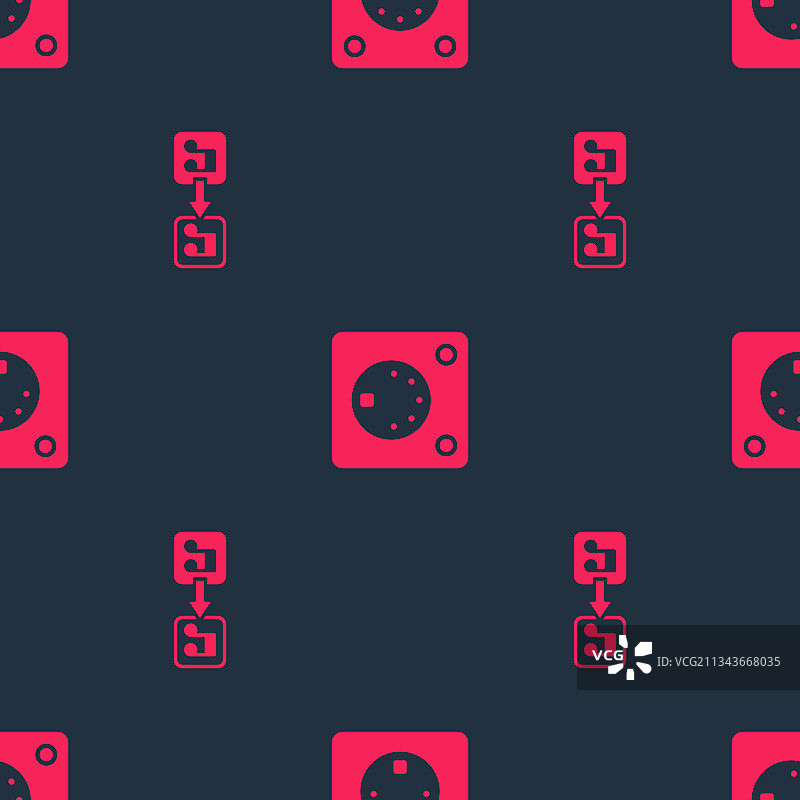 无缝音符音调和鼓机图片素材