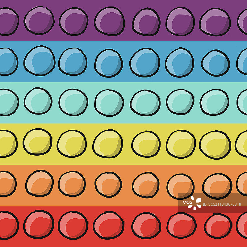 有趣的指尖玩具跳跃无缝背景图片素材