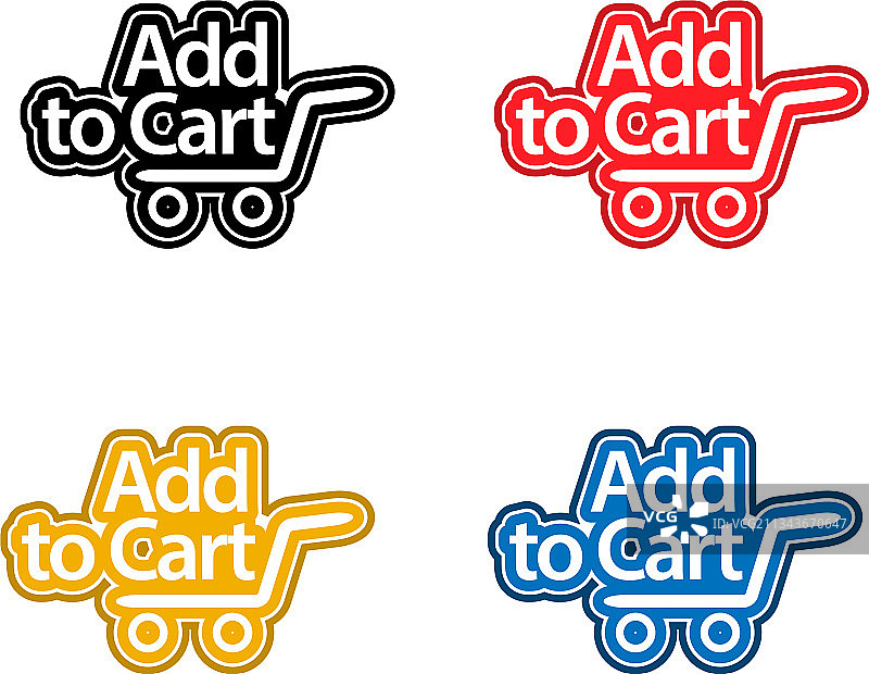 添加到带有购物车图片素材