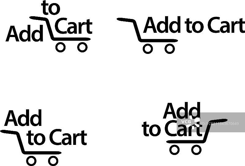 添加到带有购物车图片素材