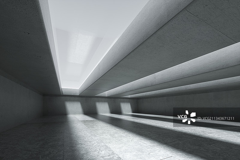 大气现代建筑室内，三维护套线图片素材