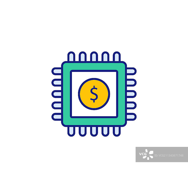 数字货币图标标志设计图片素材