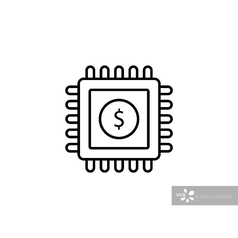 数字货币图标标志设计图片素材