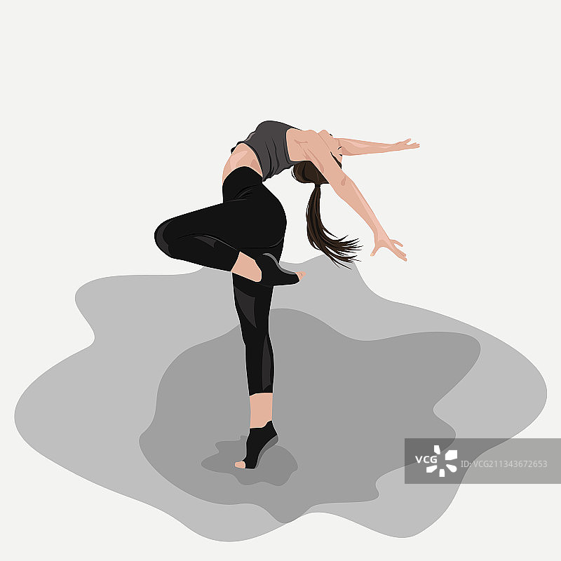 跳舞的女人图片素材