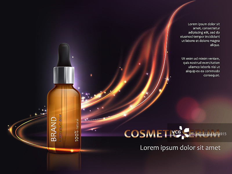 抗衰老化妆品促销海报图片素材