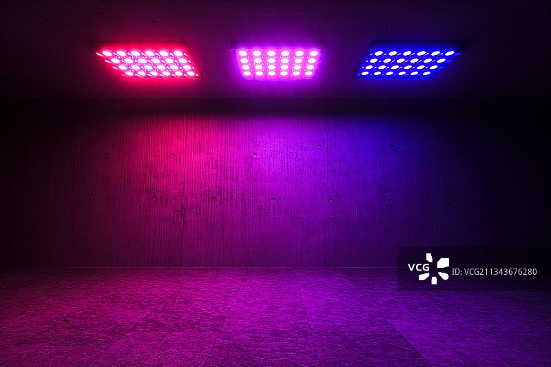 朋克风格隧道，三维图形图片素材