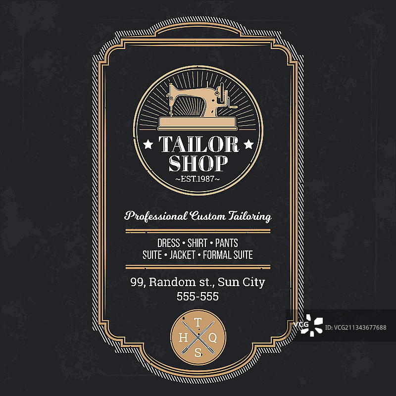 裁缝店标志图片素材