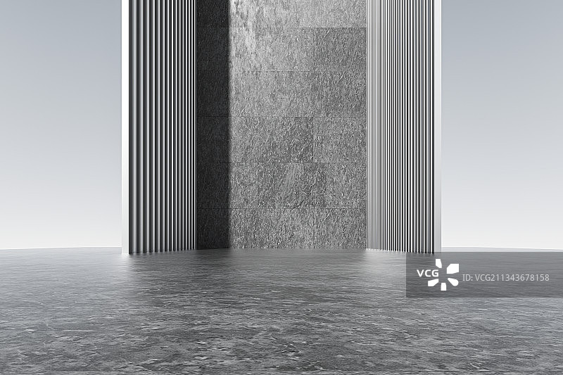 简洁空间背景，三维图形图片素材