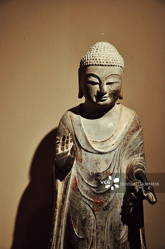 西安博物院佛像图片素材